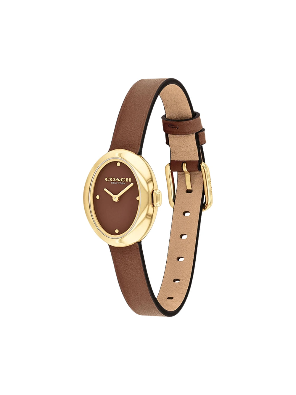 gambar-samping-Coach-Sammy-Quartz-Gold-Case-Brown-Leather-Strap-Watch