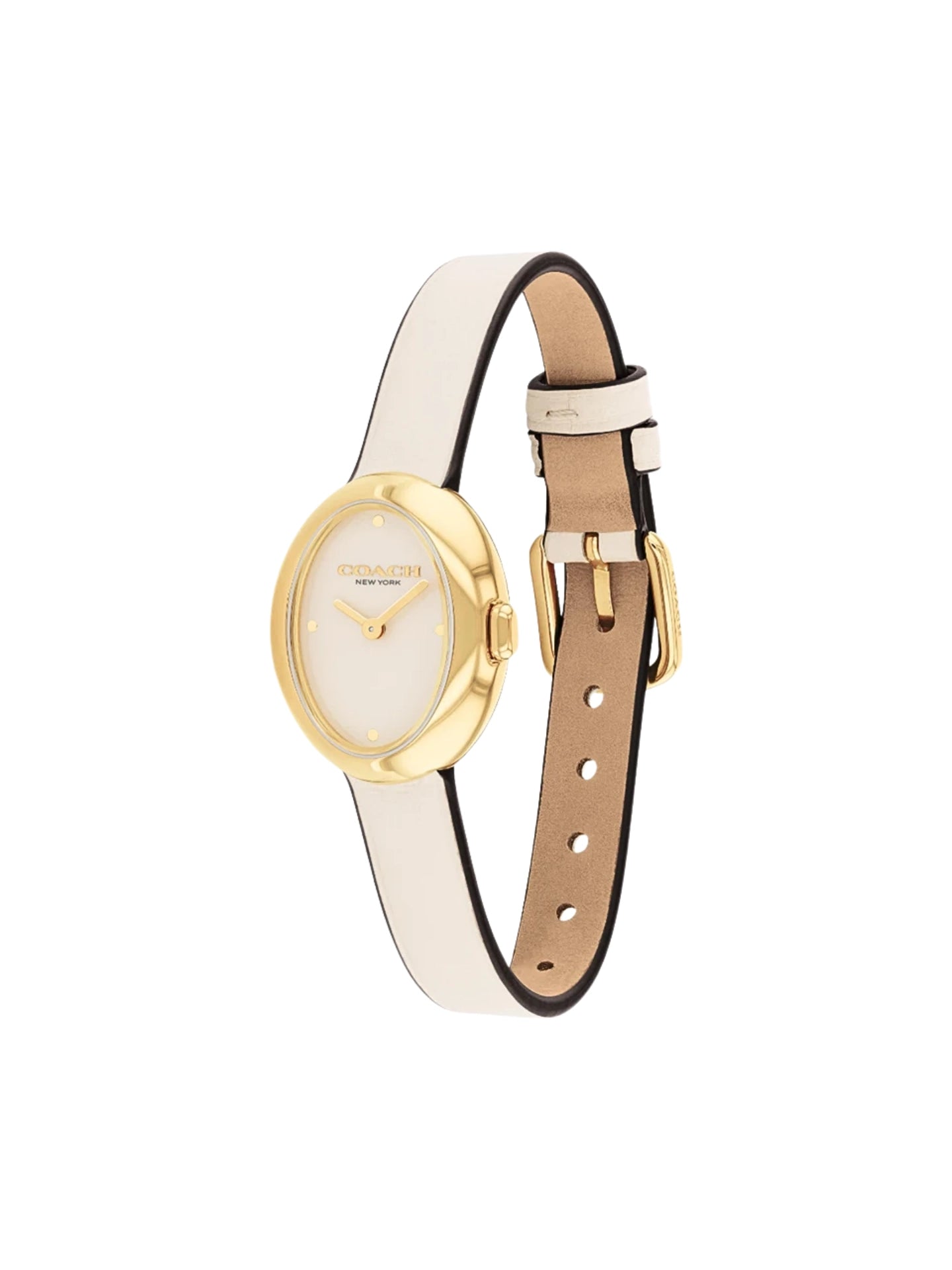 gambar-samping-Coach-Sammy-Quartz-Gold-Case-Chalk-Leather-Strap-Watch