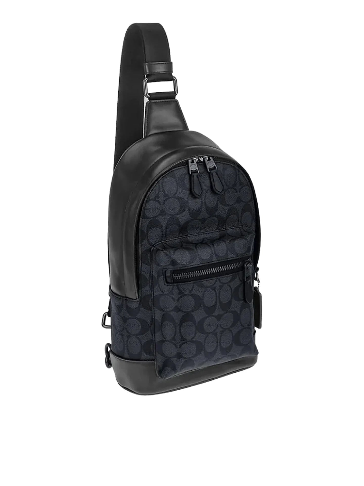 gambar-samping-Coach-West-Pack-In-Signature-Canvas-Charcoal-Black