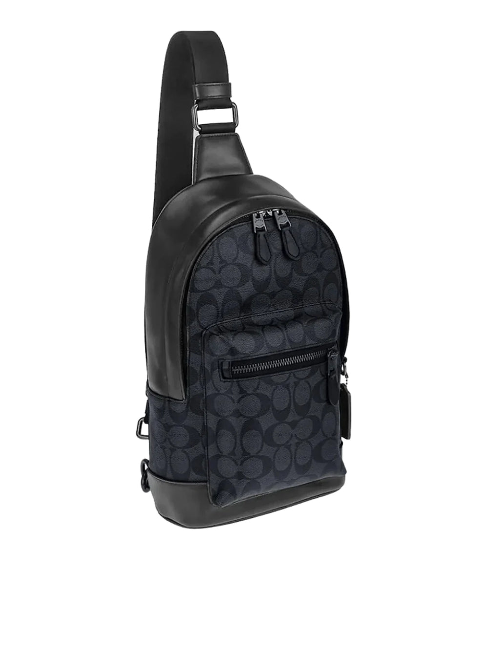 gambar-samping-Coach-West-Pack-In-Signature-Canvas-Charcoal-Black