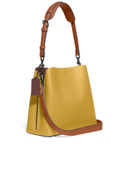 gambar-samping-Coach-Willow-Bucket-Bag-In-Colorblock-Flax-Multi