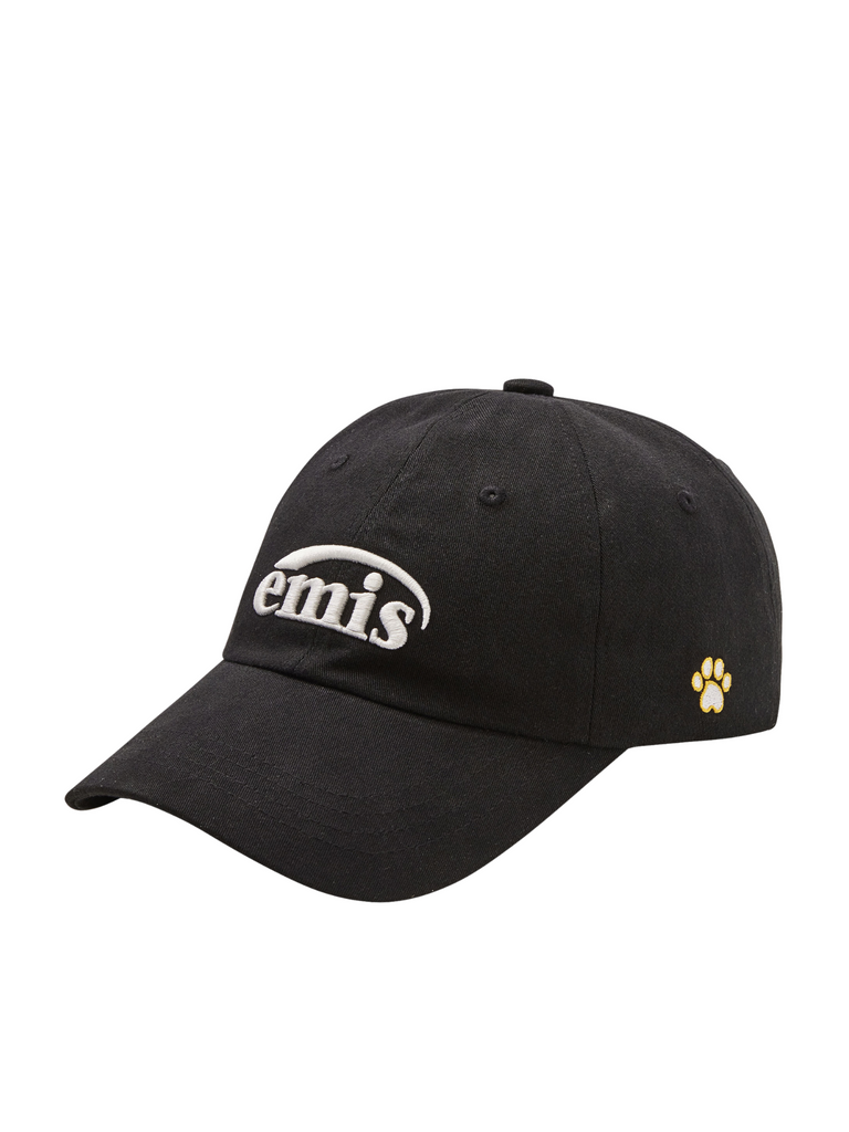 Emis-Foot-Print-Ball-Cap-Black