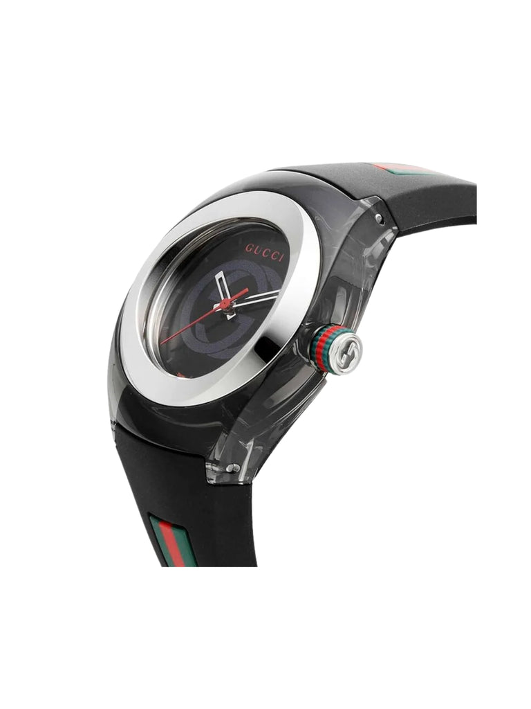 Gucci rubber strap watch discount