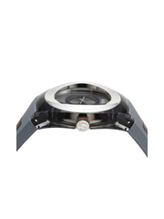 gambar-samping-Gucci-Sync-Stainless-Steel-Grey-Rubber-Strap-Watch