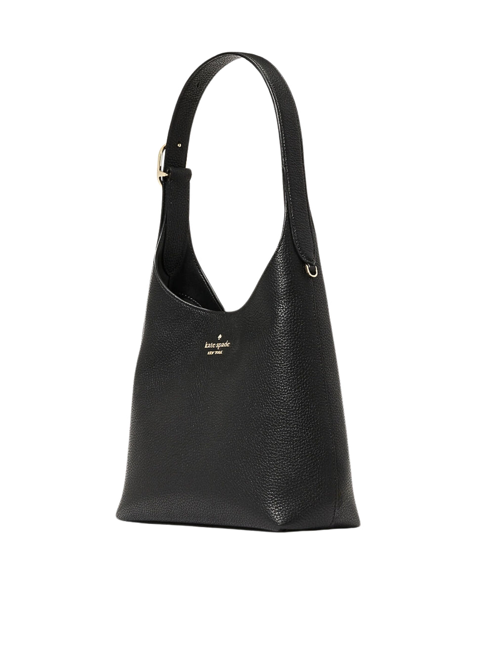 gambar-samping-Kate-Spade-454-Pebbled-Leather-Small-Shoulder-Bag-Black
