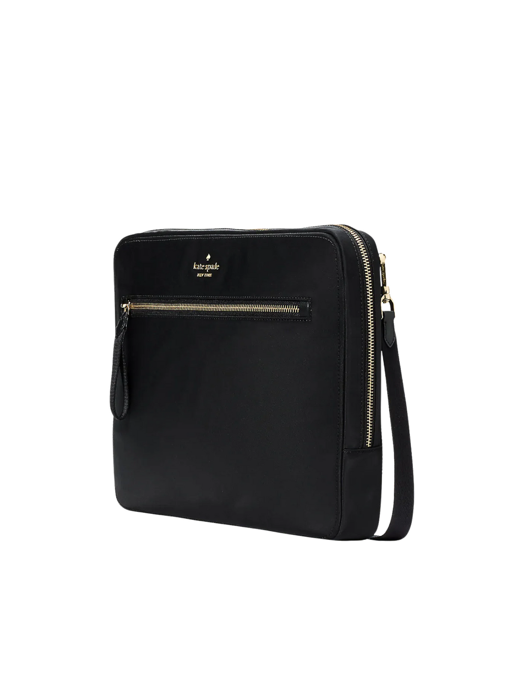 gambar-samping-Kate-Spade-Chelsea-Laptop-Sleeve-With-Strap-Black