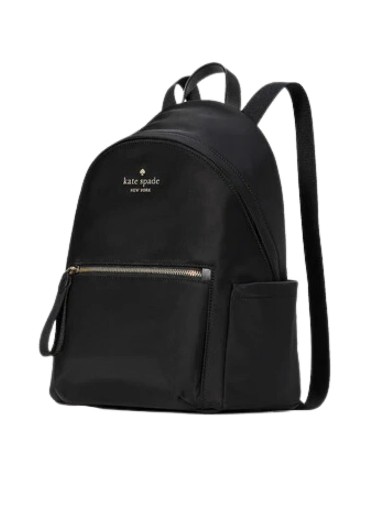 gambar-samping-Kate-Spade-Chelsea-Medium-Nylon-Backpack-Black