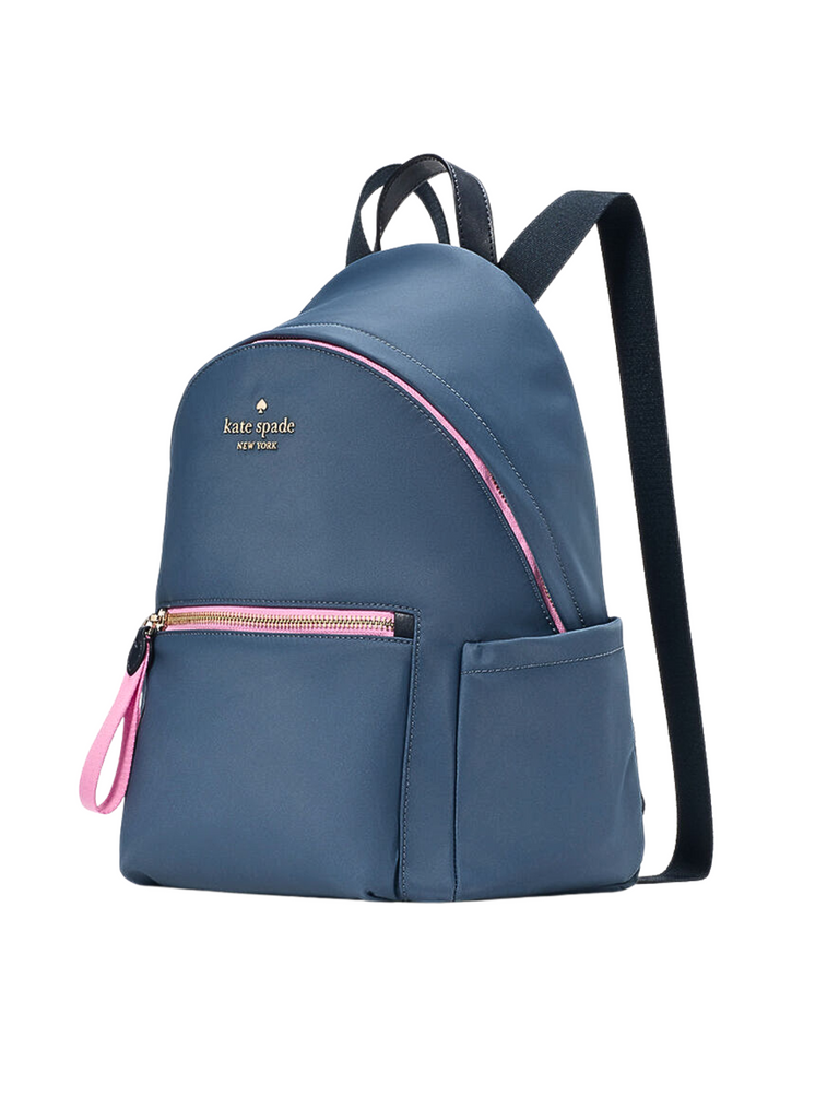 gambar-samping-Kate-Spade-Chelsea-Nylon-Medium-Backpack-Bluestone-Multi
