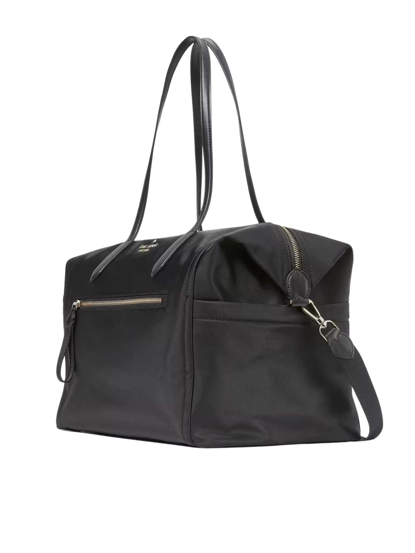 gambar-samping-Kate-Spade-Chelsea-Nylon-Wekender-Bag-Black
