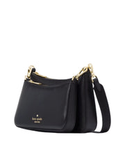 gambar-samping-Kate-Spade-Duet-Crossbody-Bag-In-Saffiano-Leather-Black