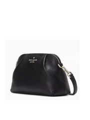 gambar-samping-Kate-Spade-Dumpling-Pebbled-Leather-Convertible-Crossbody-Bag-Black