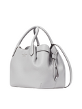 gambar-samping-Kate-Spade-Dumpling-Pebbled-Leather-Large-Triple-Compartment-Satchel-Mountain-Grey