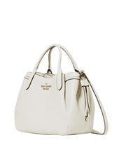 gambar-samping-Kate-Spade-Dumpling-Pebbled-Leather-Small-Satchel-Bag-Meringue