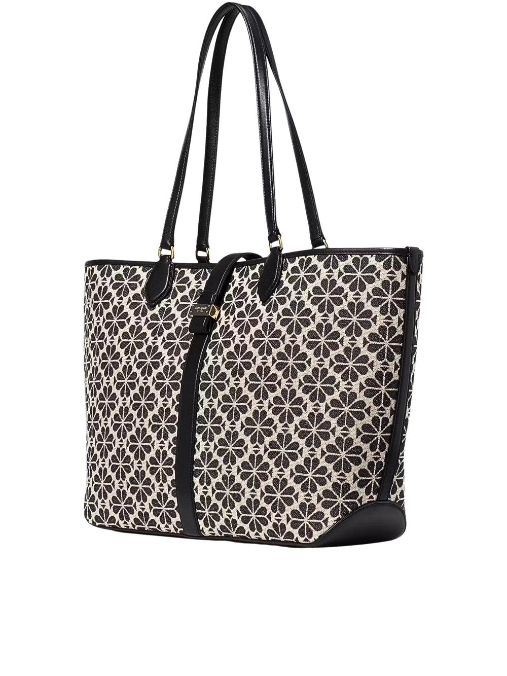gambar-samping-Kate-Spade-Flower-Jacquard-Large-Open-Tote-Sand-Multi