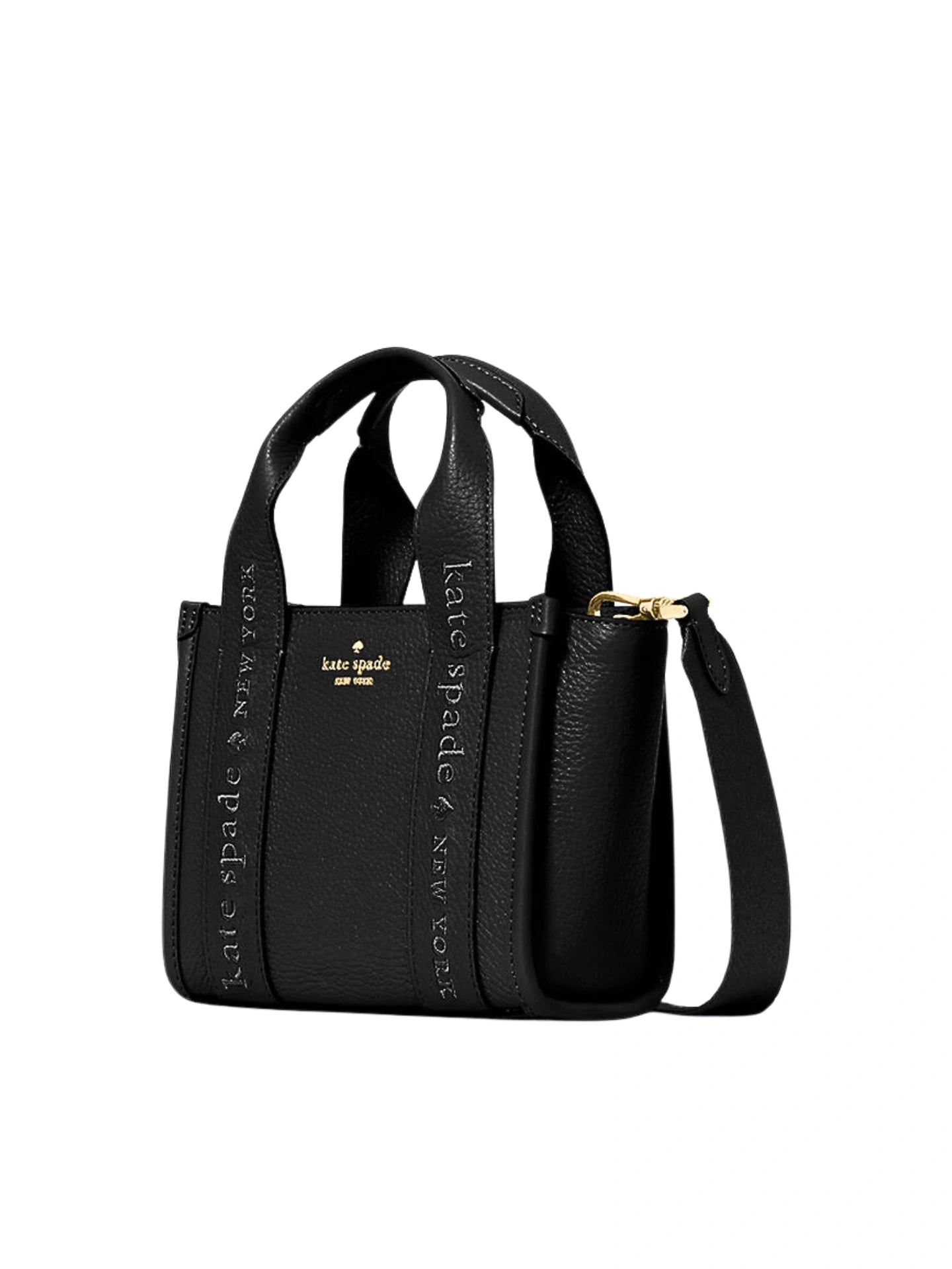 gambar-samping-Kate-Spade-Kip-Leather-Mini-Tote-Bag-Black
