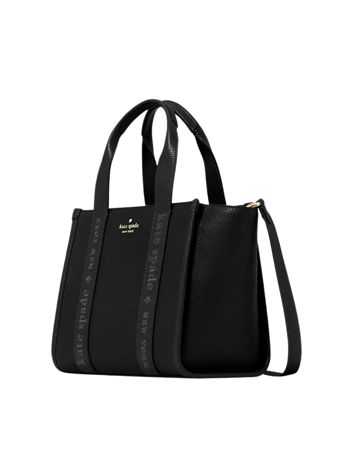 gambar-samping-Kate-Spade-Kip-Leather-Small-Tote-Bag-Black