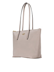 gambar-samping-Kate-Spade-Kitt-Medium-Nylon-Tote-Cozy-Grey
