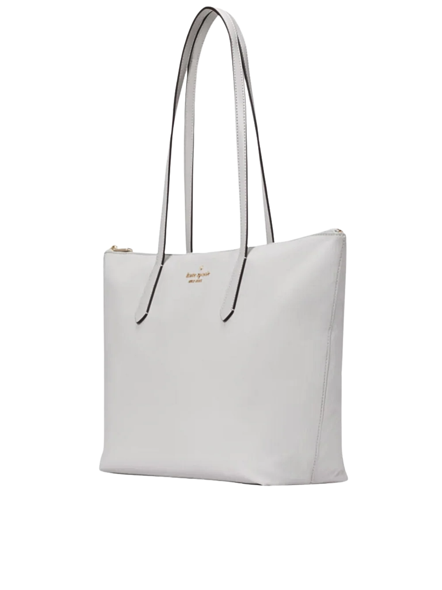 gambar-samping-Kate-Spade-Kitt-Medium-Nylon-Tote-Platinum-Grey