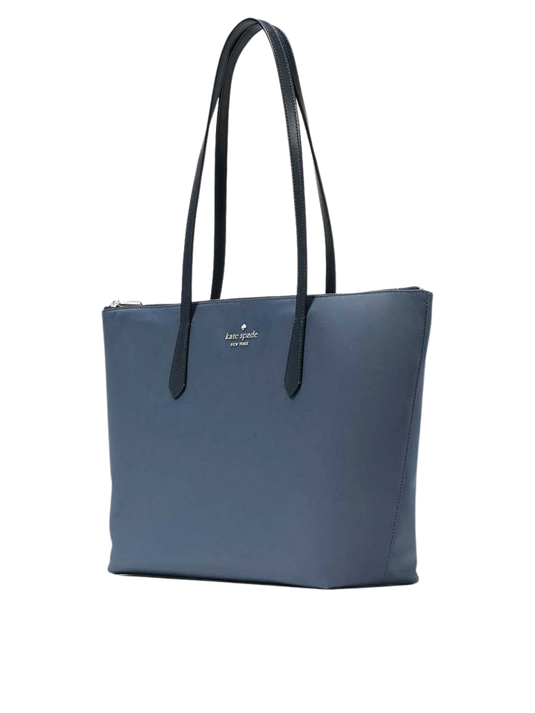 gambar-samping-Kate-Spade-Kitt-Nylon-Medium-Tote-Blue-Stone