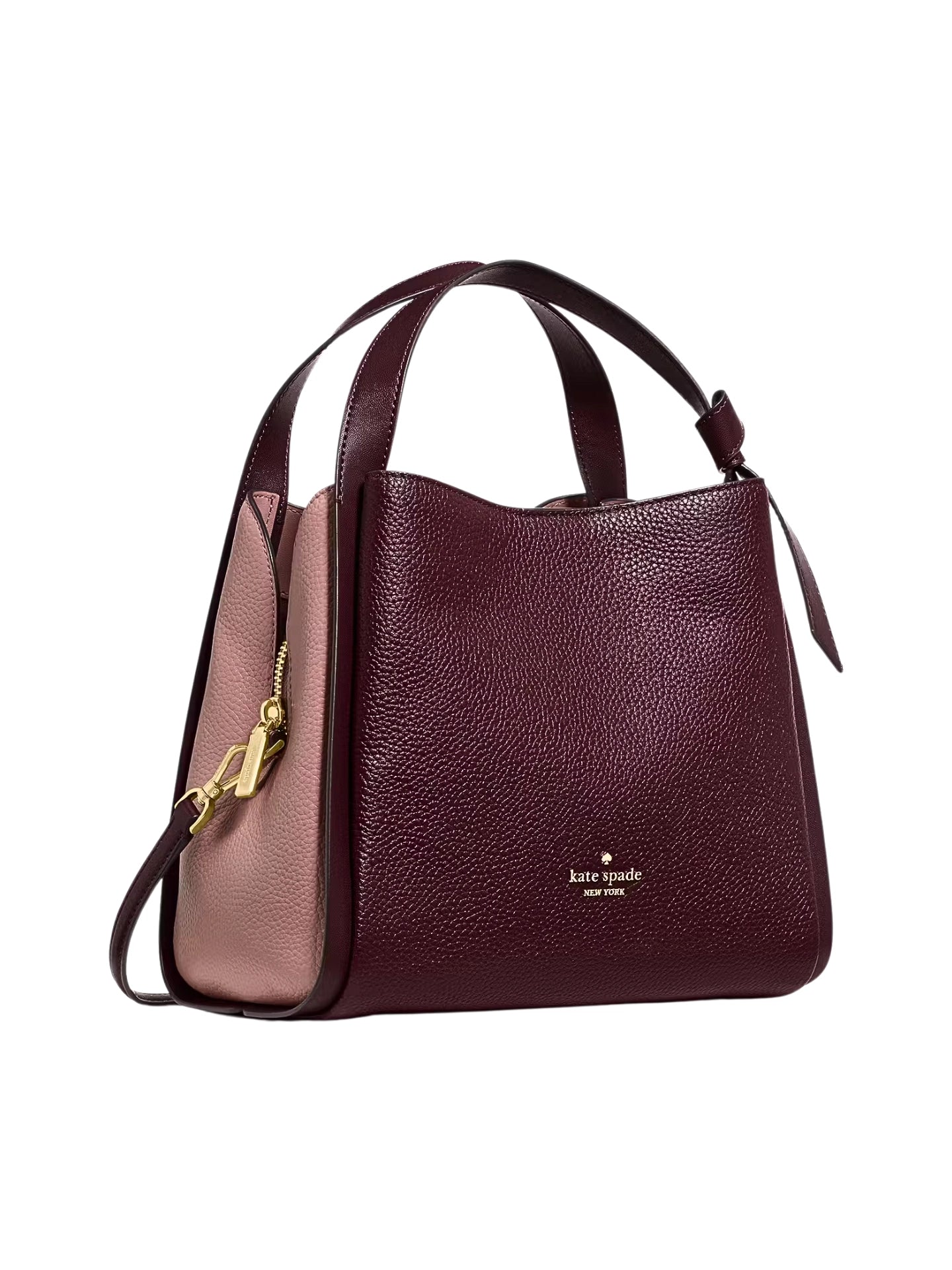 gambar-samping-Kate-Spade-Knott-Colorblock-Convertible-Carryall-Bag-Grenache-Multi