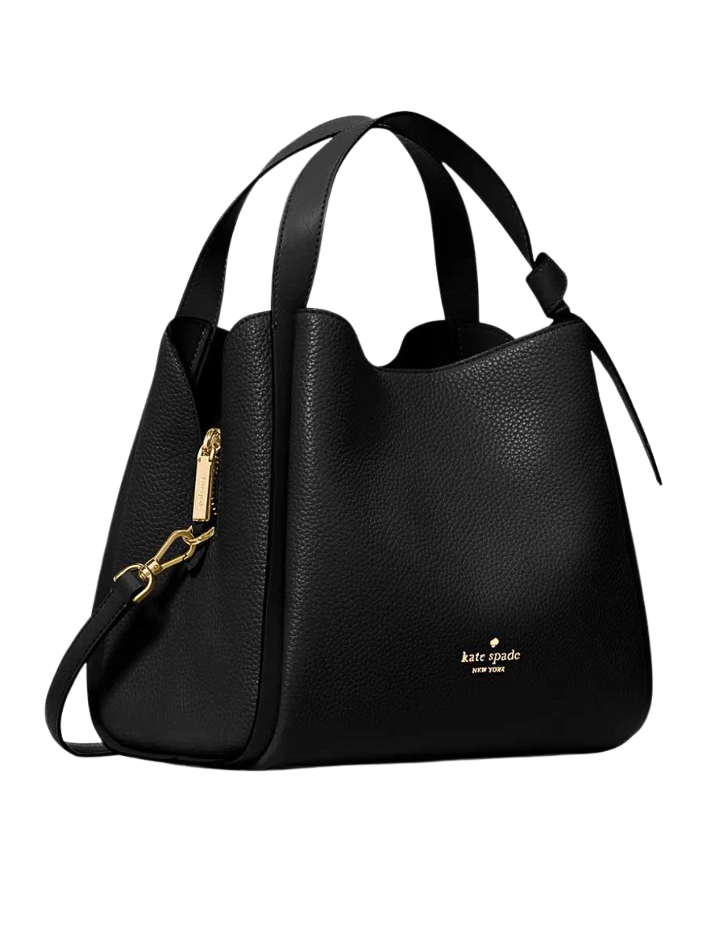 gambar-samping-Kate-Spade-Knott-Convertible-Carryall-Tote-Bag-Black