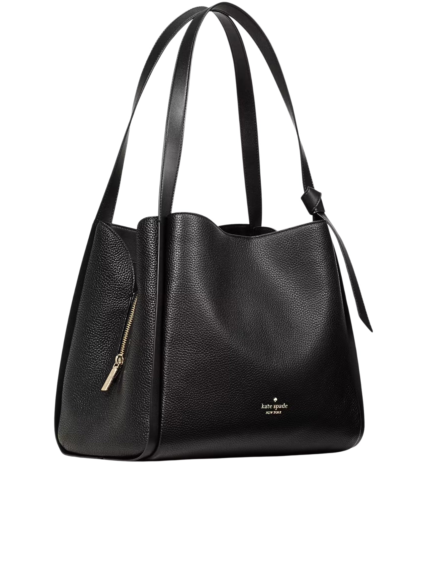 gambar-samping-Kate-Spade-Knott-Large-Carryall-Bag-Black