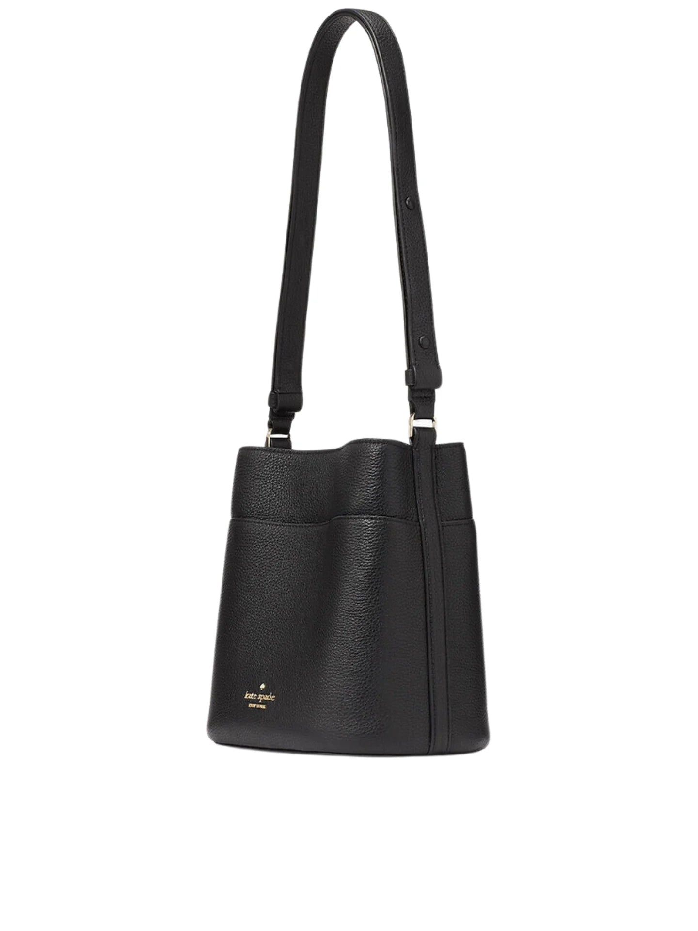 gambar-samping-Kate-Spade-Leila-Pebbled-Leather-Small-Bucket-Bag-BlackWEBP