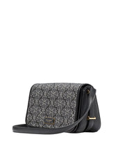 gambar-samping-Kate-Spade-Liv-Spade-Flower-Coated-Canvas-Small-Flap-Crossbody-Black-Multi