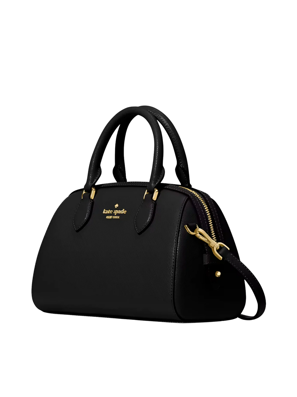 gambar-samping-Kate-Spade-Madison-Saffiano-Leather-Duffle-Crossbody-Bag-Black