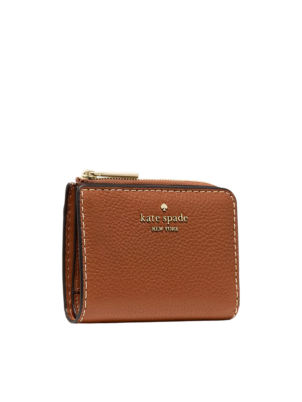 gambar-samping-Kate-Spade-Pick-Stitch-Small-L-zip-Wallet-Warm-Gingerbread