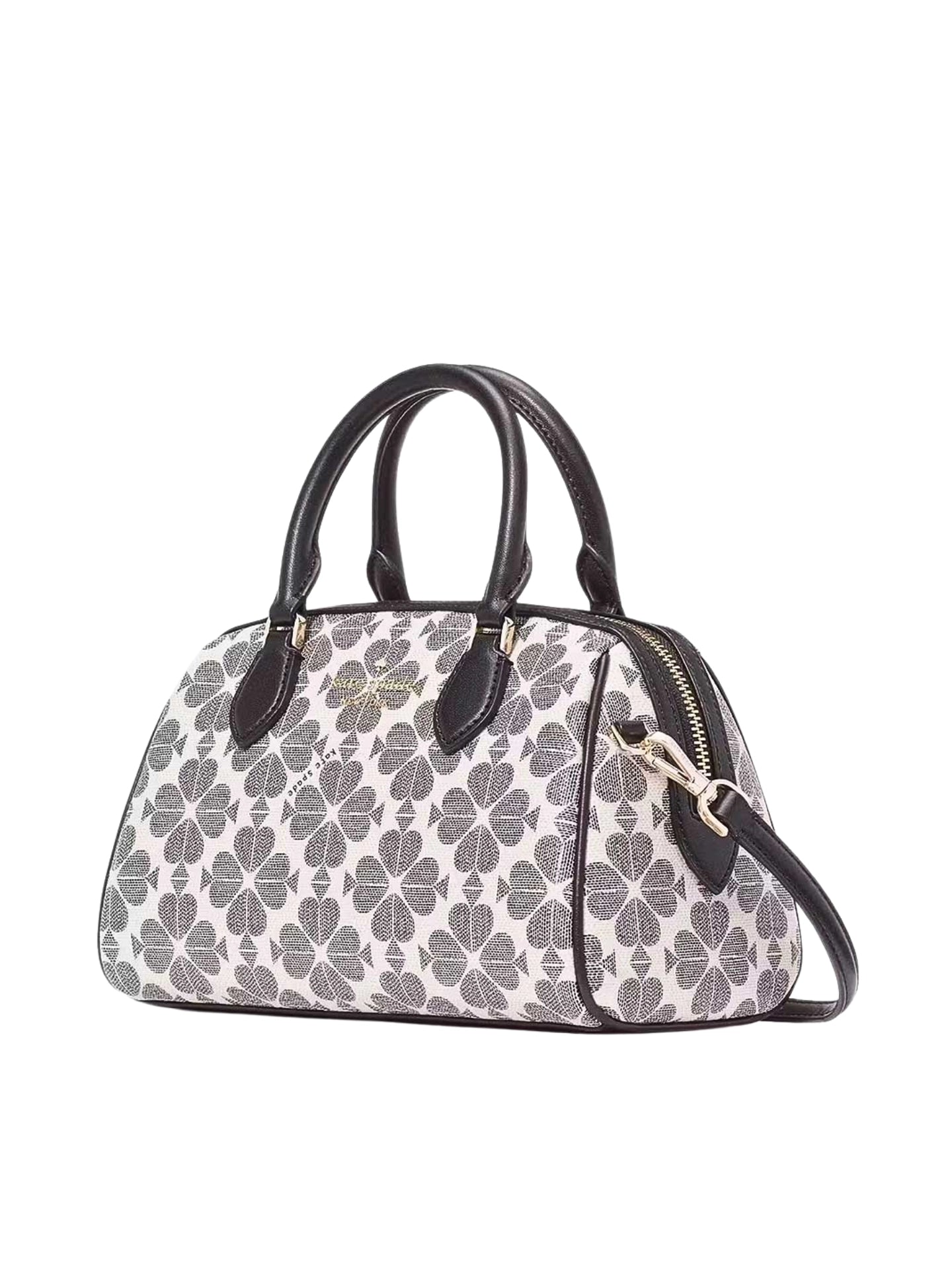 gambar-samping-Kate-Spade-Signature-Spade-Flower-Duffle-Crossbody-Bag-Black-Multi