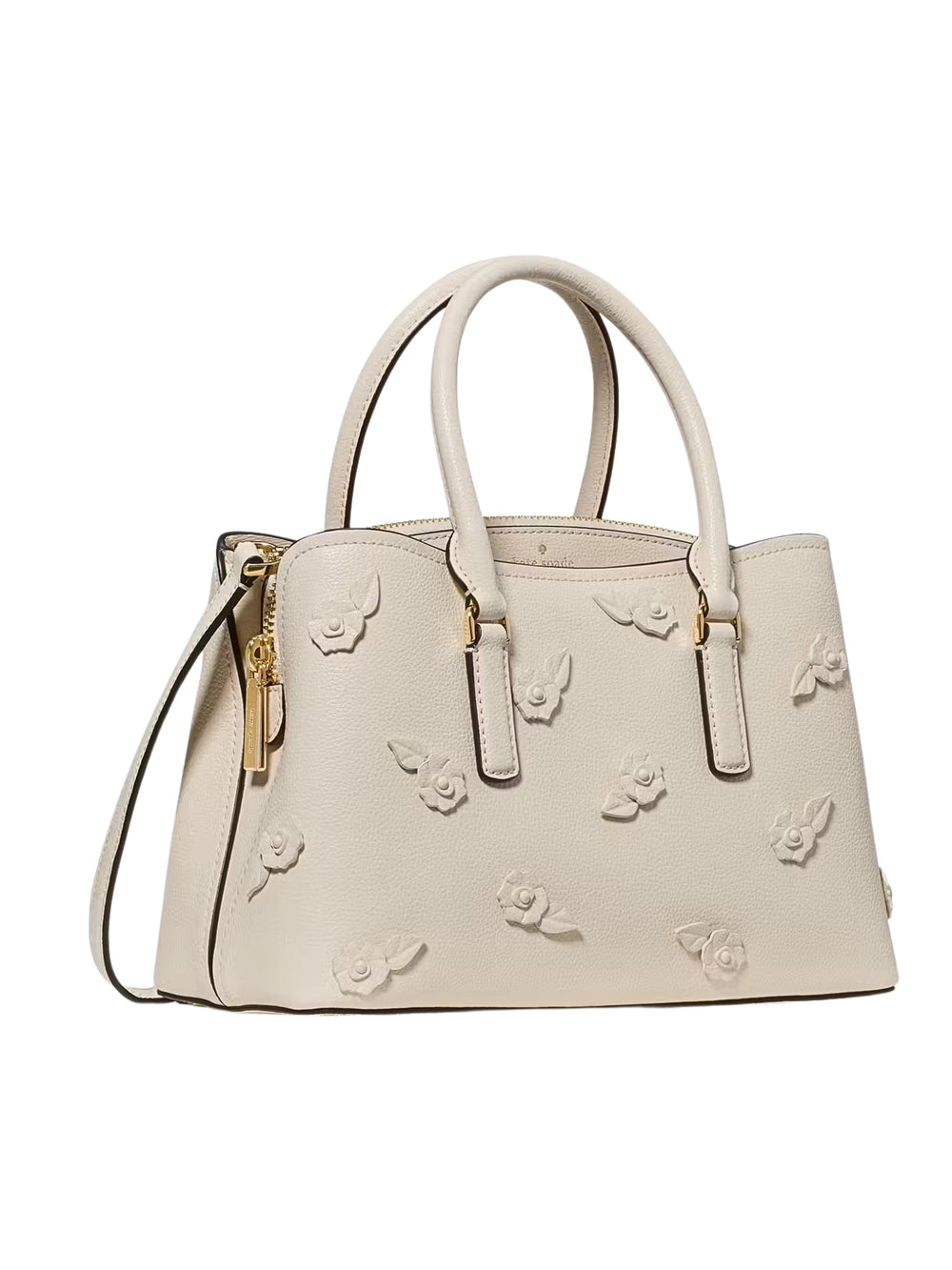 gambar-samping-Kate-Spade-Thompson-Street-Floral-Small-Satchel-Bag-Cashew-Milk