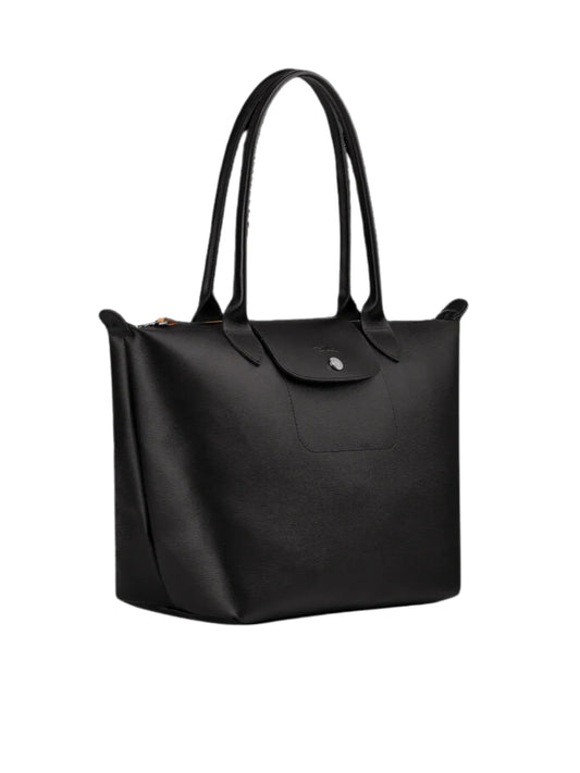 gambar-samping-Longchamp-Le-Pliage-City-in-Coated-Canvas-Shoulder-Bag-BlackWEBP