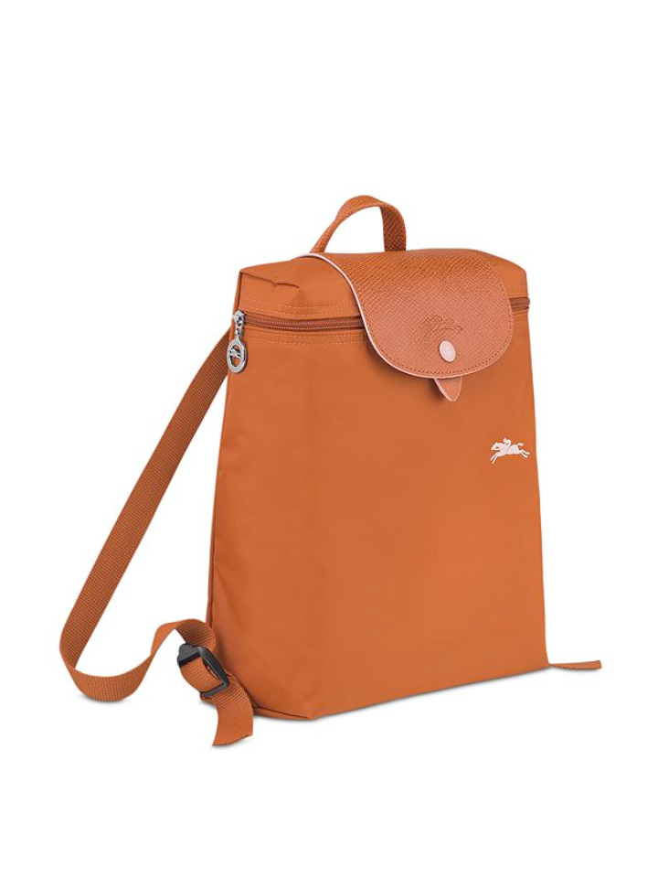 gambar-samping-Longchamp-Le-Pliage-Club-Backpack-Bag-Rust-Silver