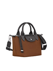 gambar-samping-Longchamp-Le-Pliage-Energy-Extra-Small-Top-Handle-Chocolate