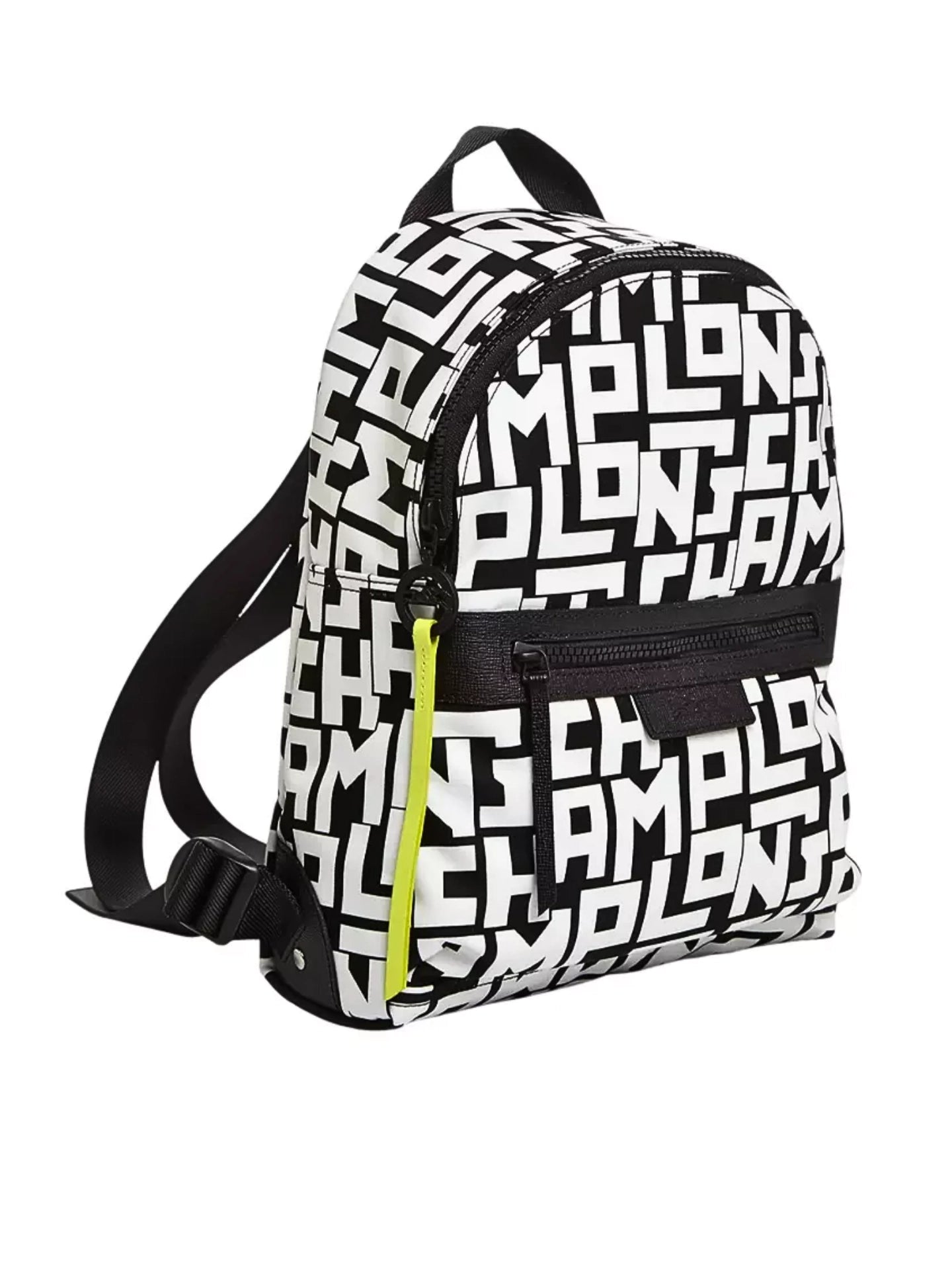 gambar-samping-Longchamp-Le-Pliage-LGP-Backpack-White-Black