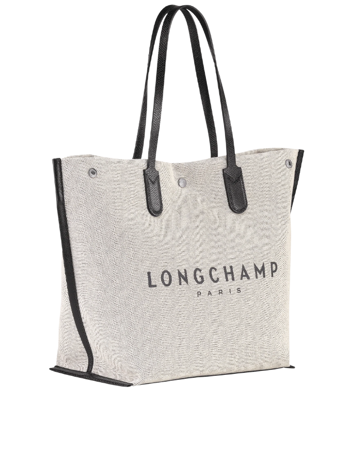 gambar-samping-Longchamp-Roseau-Medium-Tote-Bag-Black
