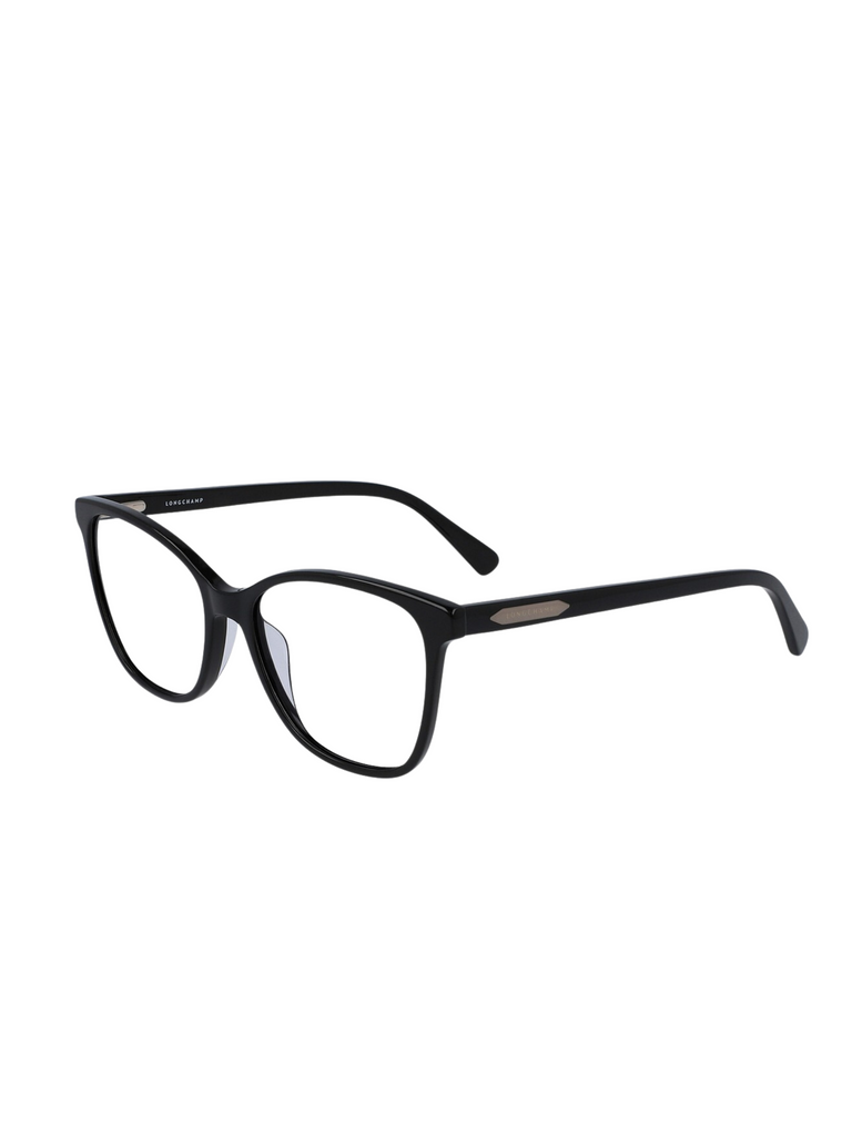 gambar-samping-Longchamp -Women's -Prescription- Eyeglasses -Black