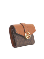 gambar-samping-MIchael-Kors-Medium-Flap-Bifold-Wallet-In-Signature-BrownWEBP