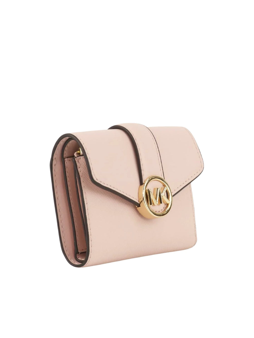 gambar-samping-Michael-Kors-Medium-Flap-Bilfold-Wallet-Faux-Leather-Blush-Pink