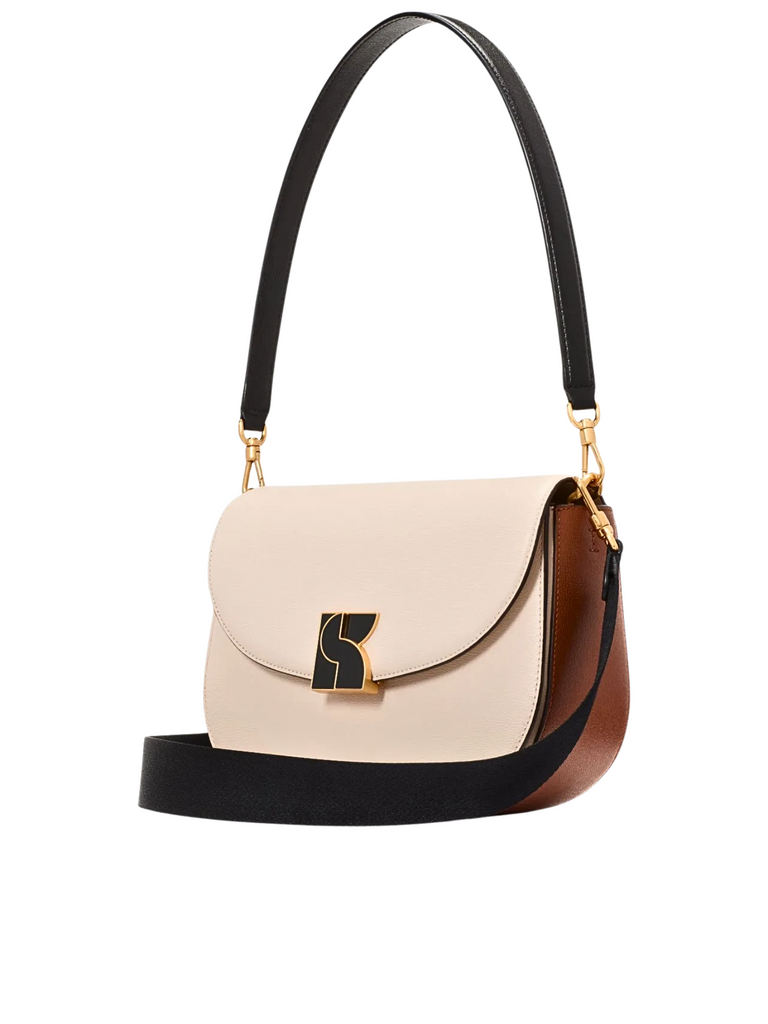 gambar-samping-Spade-Dakota-Colorblocked-Medium-Saddle-Bag-Milk-Glass-Multi