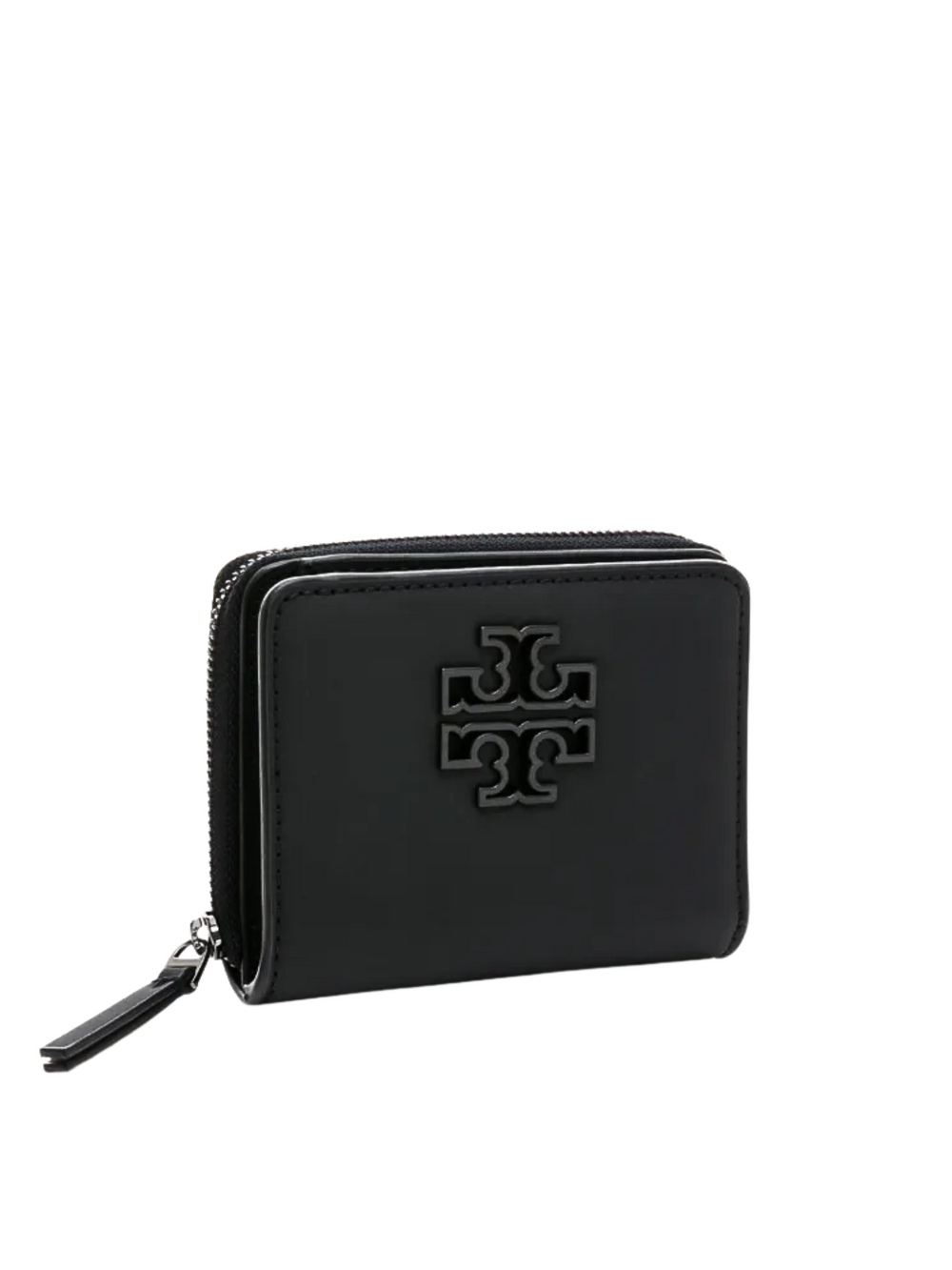 gambar-samping-Tory-Burch-Britten-Matte-Bifold-Wallet-Black