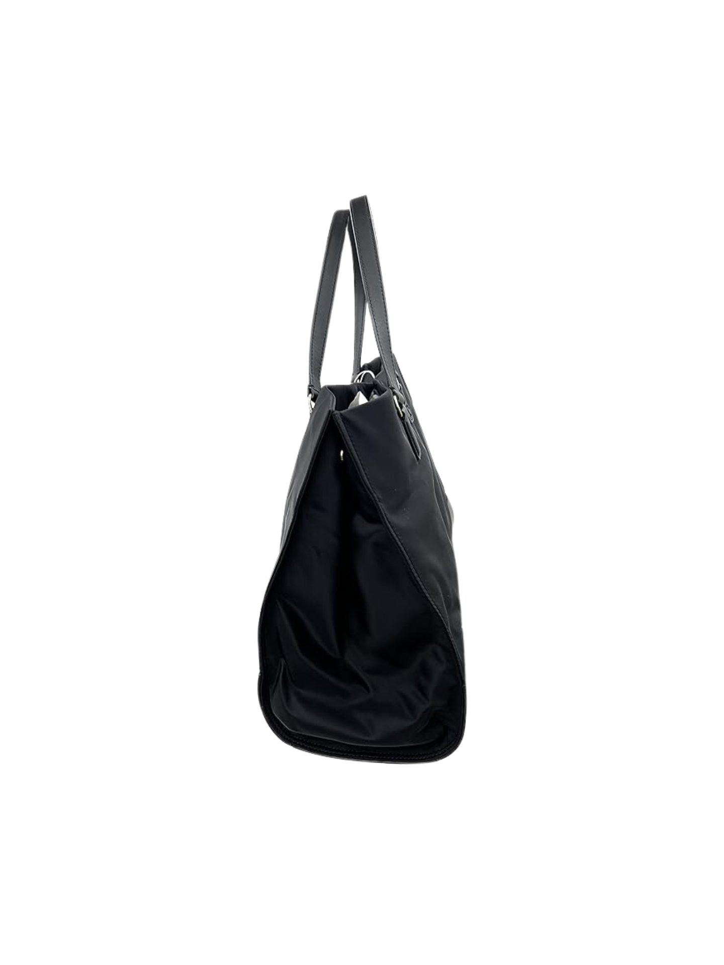 gambar-samping-Tory-Burch-Ella-Nylon-Large-Tote-Bag-Black