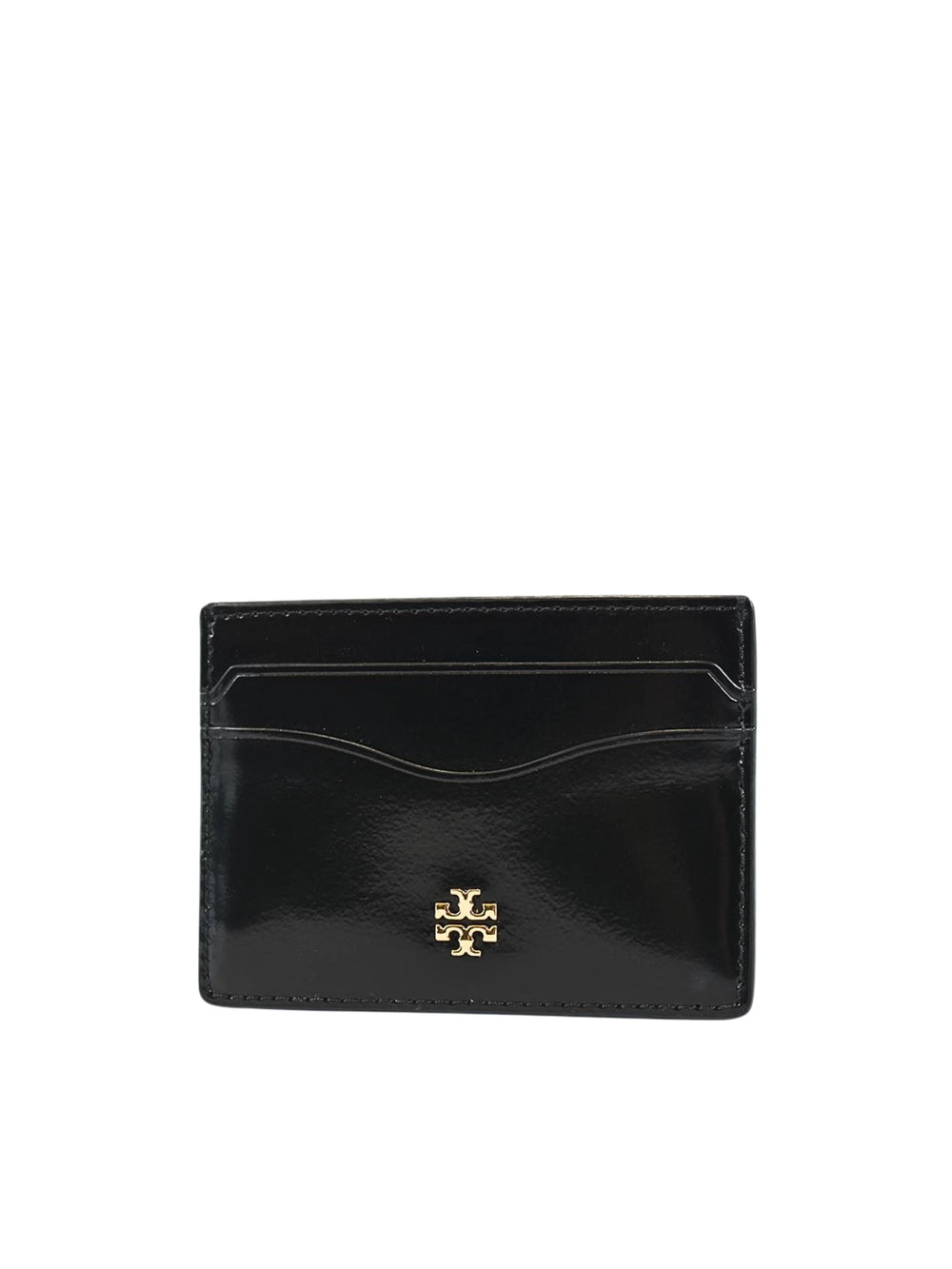 gambar-samping-Tory-Burch-Emerson-Black-Patent-Leather-Card-Case-Wallet-Black