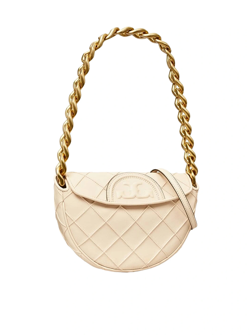 gambar-samping-Tory-Burch-Fleming-Soft-Grain-Mini-Crescent-Bag-New-Cream