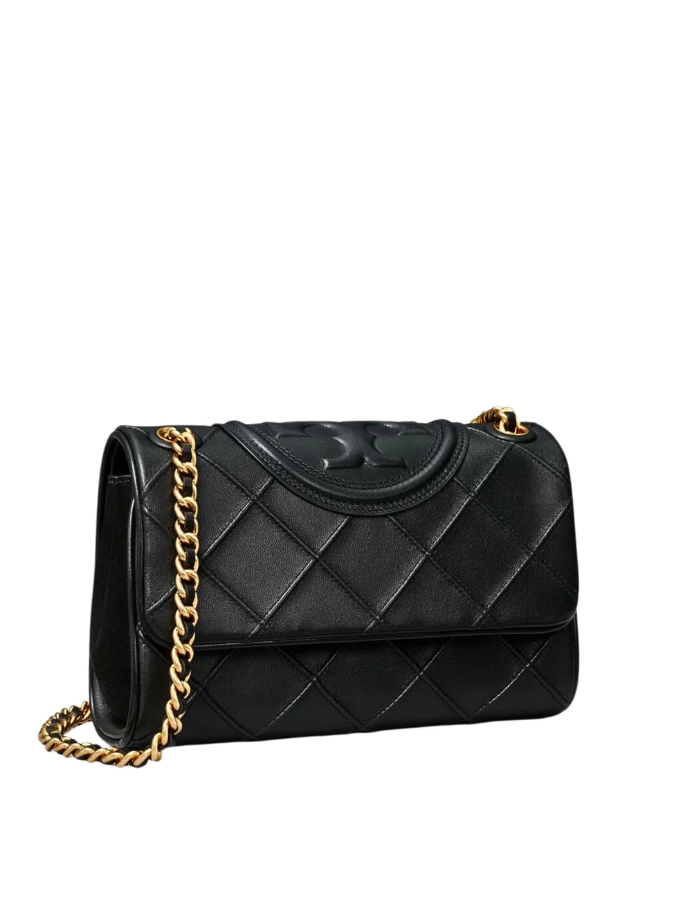 gambar-samping-Tory-Burch-Fleming-Soft-Small-Convertible-Shoulder-Bag-Black