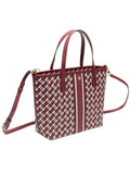 gambar-samping-Tory-Burch-Geo-Logo-Mini-Top-Zip-Tote-With-Strip-Crimson-RedWEBP