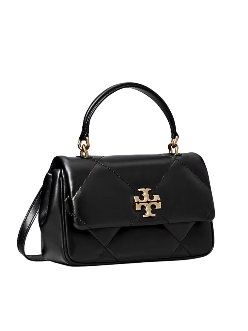 gambar-samping-Tory-Burch-Kira-Diamond-Quilt-Top-Handle-Bag-Black