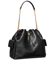 gambar-samping-Tory-Burch-Large-Charlie-Quilted-Drawstring-Shoulder-Bag-Black