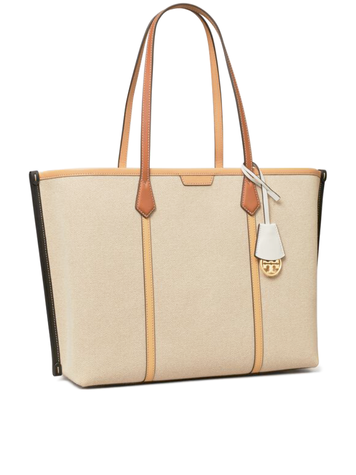 gambar-samping-Tory-Burch-Perry-Canvas-Triple-Compartment-Tote-Natural-Multi